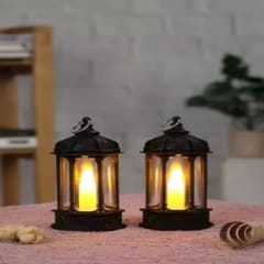 12 pcs Lantern Antique LED Lamp perfect for decorative Candle