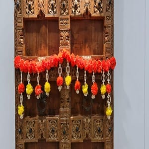 (DESIGN 7) cThemeHouseParty 1 pcs Handmade Bhandanwar Toran colourful hanging for decorating your home, Hall, backdrop, Entrance Main door decor for New Year, Inauguration Wedding, Diwali, Navratri, Festival.
