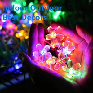 40Led Cherry Blossom Flower Fairy String Lights For Home Diwali Festival Decorations (Multicolor,Corded Electric)(Plastic),6 meters  By cThemeHouseParty
