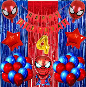 ThemeHouseParty  Spiderman 4 th Birthday Decoration Services