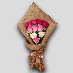 Dainty Flower Bouquet For Birthday & Anniversary By Ring-A-Roses