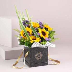 Bursting With Sunlight Floral Box By cThemeHouseParty
