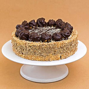 Premium chocolate crunchy nutty cake For Any Occasion,Party & Events Celebration