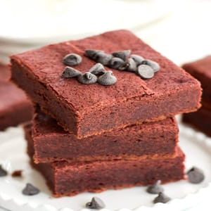 Red Velvet Brownies Vegan /Gluten Free Tea cake 9 for Kids,Birthday Party,Special Occassion,Party & Event