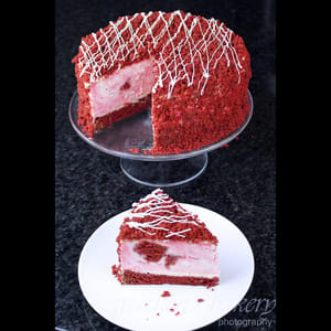 Red Velvet Cheese Vegan /Gluten Free Tea cake 9 for Kids,Birthday Party,Special Occassion,Party & Event