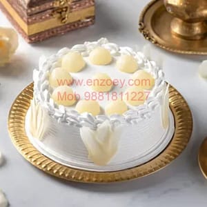 Rasgulla Cake Egg Less Round Shape Cake For Any Occasion,Party & Events Celebration
