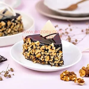 Choco Walnut Egg Less Round Shape Cake For Any Occasion,Party & Events Celebration