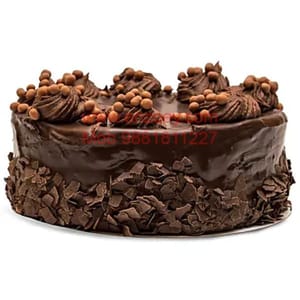 Hazelnut Chocolate Cake Egg Less Round Shape Cake For Any Occasion,Party & Events Celebration