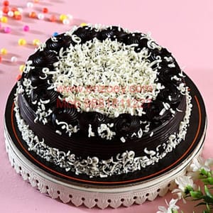 Choco Coconut Cake Egg Less Round Shape Cake For Any Occasion,Party & Events Celebration