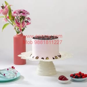 Choco Blueberry Egg Less Round Shape Cake For Any Occasion,Party & Events Celebration