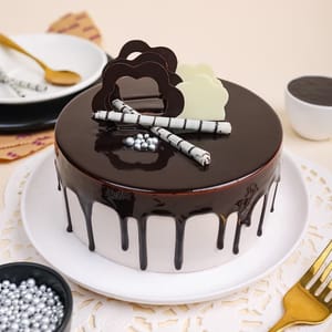 ThemeHouseParty  Chocolaty Truffle Delicious Cake Half Kg (Design as per availability)