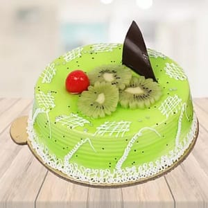 Decorative Fresh Kiwi Cream Cake(Design as per availability)