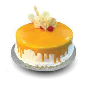 Simple & Fresh Mango Cream Cake(Design as per availability)