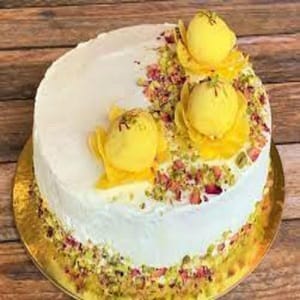 Creamy Fresh Rasmalai Cake(Design as per availability)