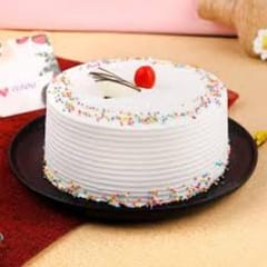Delightful Finest Vanilla Cake(Design as per availability)