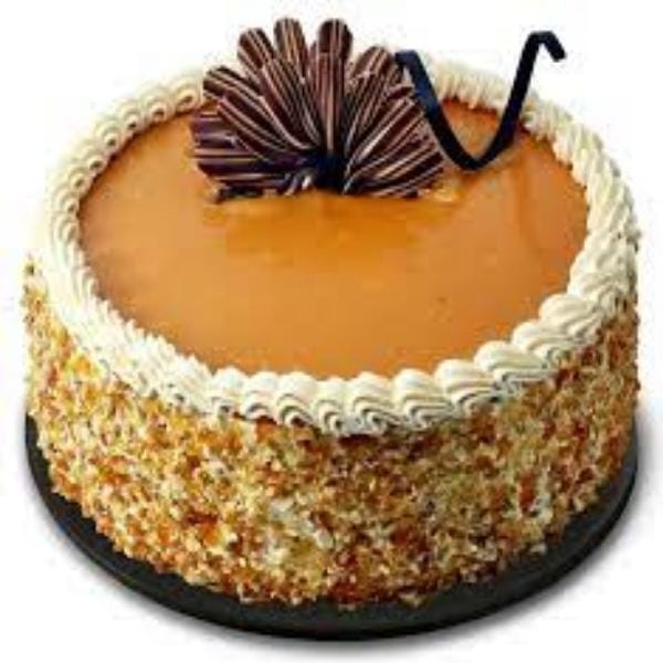 Ultimate Chrunchy Butterscotch Cake(Design as per availability)