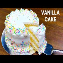 Delightful Finest Vanilla Cake(Design as per availability)