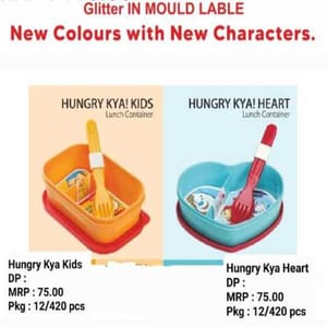 Hungry Kya Heart  Lunch Container For School Kids