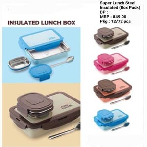 Super Insulated Steel Lunch Box For School Kids