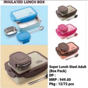 Super Insulated Steel Lunch Box For Adult For School Kids