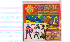 Mosaic Book Set of 2 Books with Crayons, Stickers Books for Kids