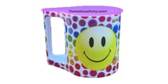 Printed Coffee Mug 450 ml Big Size for Drinking Coffee and Cold Drinks with lid Ideal for Gifting Festival Gift Return Gift Color as per Availability (Set of 2)