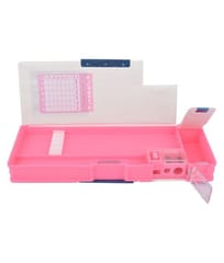 Multipurpose Dual Side Magnetic Pencil Box for Kids with Dual sharpner- Hello Kitty (Color May Vary) Size 24*09*03 cms rakshabandhan Gift Rakhi Gift