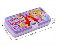 XYLO Big Pencil Box Barbie  with Stationery  1 Pencil Box with 1 Pencil,1 Eraser,1 Scale & Time-Table for Back to School Kids , for Gift, Return Gift (Print & Color As Per Availability )