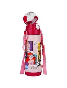 Disney Princess Johny Vacuum Insulated Steel Water Bottles 450ml For Back To School Kids