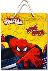 Spiderman Theme Party  Paper Bages  For Gifting  (Small Size) Birthday Party Decoration  Bag (SET OF 10) (Dimension - 7.5inch X10inch X 3inch) New Year gift Festival gift