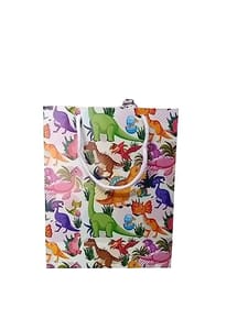 Dinosaur Theme Party Paper Bages For Gifting (Small Size) Birthday Party Decoration Bag (SET OF 10) (Dimension - 7.5inch X10inch X 3inch) New Year gift Festival gift