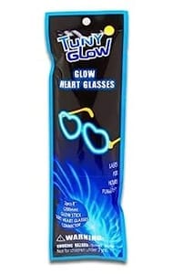 Light up Toys Glow Hart Shape Goggels Specs for Party Glow in Night