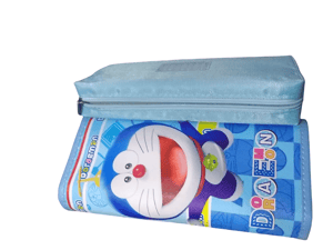 Doraemon Cartoon Character Large Capacity Zipper Canvas Pencil Case/Pouch for School Kids/Teenagers / Boys / Girls and Best for Gifting / Birthday