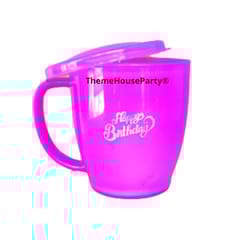 Plain HAPPY BIRTHDAY Mug for Gifting Ideal for Birthday Gift and Return Gift Color as per Availability set of 2