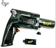 Cold Pyro gun with 6 pcs Holi color refill pack