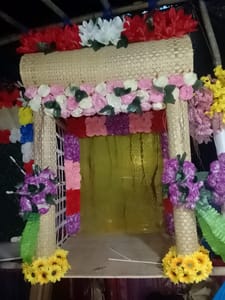 Artificial Flower Decoration  For Ganesh Chaturthi Flower Decoration - Ideas for Ganpati Festival Decoration Service For Home 2023