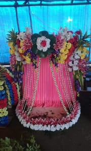 Artificial Flower Decoration For Ganesh Chaturthi Flower Decoration - Ideas for Ganpati Festival Decoration Service For Home 2023