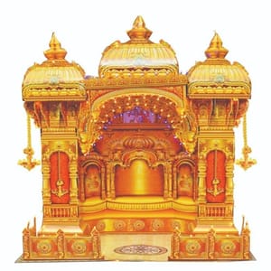 Siddhivinayak Makhar 27" For Ganpati Festival(1.5FT)