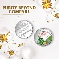 MMTC-PAMP Merry Christmas (999.9) 20 gm Silver Coin  By cThemeHouseParty