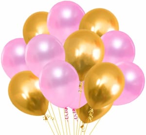 15th Happy Birthday Balloon Decoration ,Decoration Theme-Gold & Pink & Silver, Happy Birthday Decoration Service At Your Door-Step,( 15th Birthday Decoration )