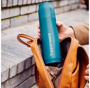 TUPPERWARE TUPP BUDDY 520 ML (1PC)-PEACOCK test , Drinkware, Insulated  Bottle , Hot or Cold Bottle