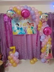 Barbie Theme Balloon Decoration Service At Your Door Step , Girls Birthday Party Decoration Services .