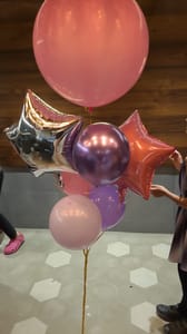 Helium Gas Balloon Bouquet for Happy Birthday or Anniversary or any special occasion