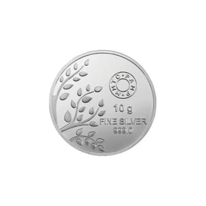 MMTC-PAMP India Pvt. Ltd. 10 gm, 999 Silver Banyan Tree Precious Coin Ignot
