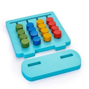 Color Sorting Slider Wooden Puzzle