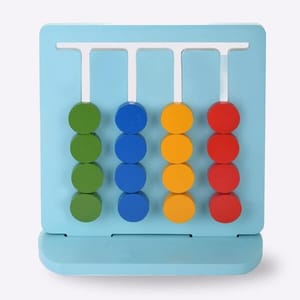 Color Sorting Slider Wooden Puzzle