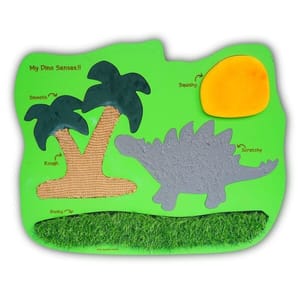 Dino Sensory Wall Painting with 5 Different Sensory Touches  Toy for Kids-55 X 44 cm