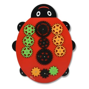 Ladybug N-Gear Sensory Montessori Activity Panel