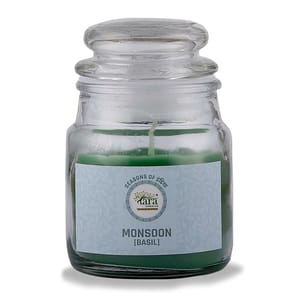 Basil Aroma Jar Candle is an ideal present for various festivals such as Valentine's Day,Christmas,Diwali,Thanksgiving & Fregrance For Peaceful & Meditative Mood
