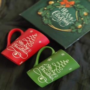 Unbreakable Mugs - Set of 2 - Christmas Themed (300ML Each)